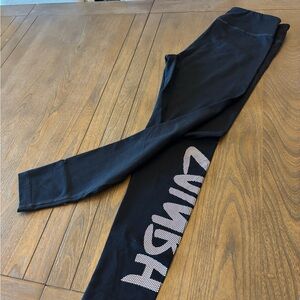 Black Leggings with ‘ZUMBA' Side Logo